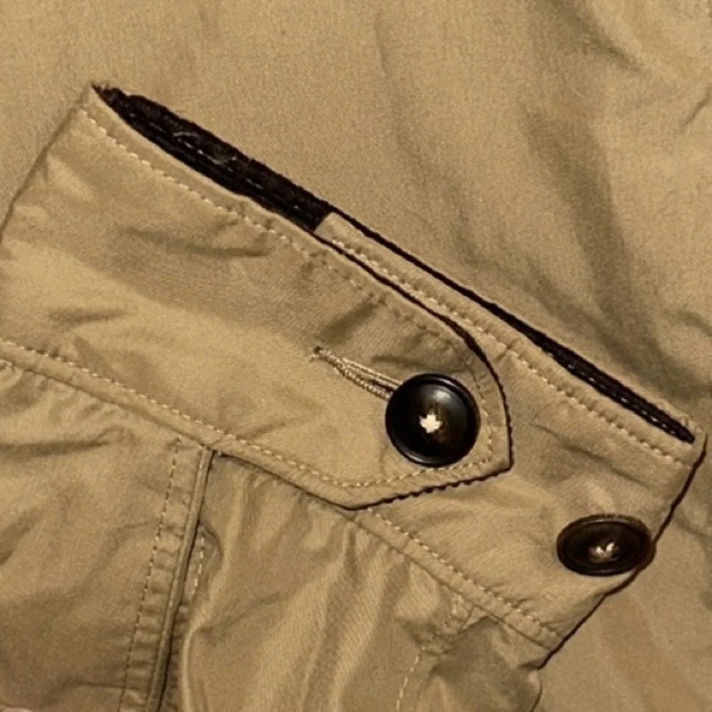 Vintage Men Khaki Polo Ralph Lauren Plaid Lined Bomber Jacket XL Designer Casual
